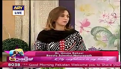 Dr Umme Raheel Telling That Best Way To Lose Weight Soon