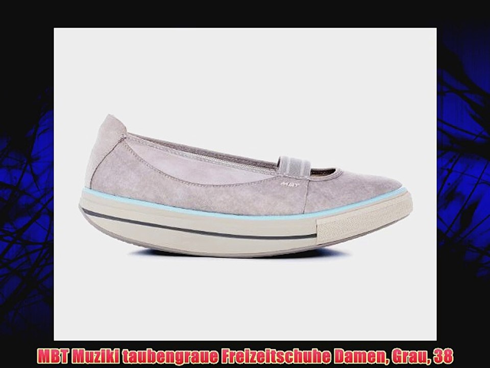 MBT Muziki taubengraue Freizeitschuhe Damen Grau 38