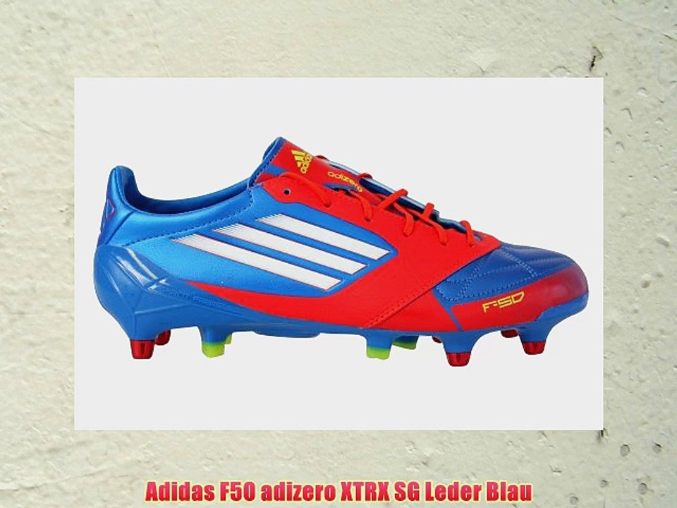 Adidas F50 adizero XTRX SG Leder Blau