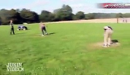 Dizzy Bat Soccer Kick Double Fail - very funny must watch