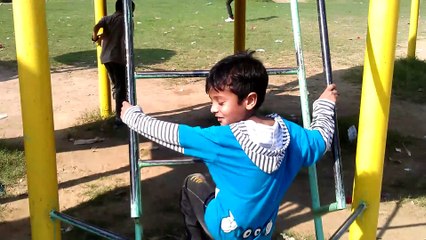 Ayaan enjoying slight