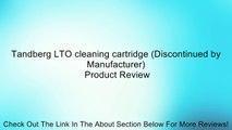 Tandberg LTO cleaning cartridge (Discontinued by Manufacturer) Review