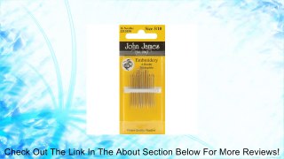 Crewel/Embroidery Hand Needles-Size 5/10 16/Pkg Review