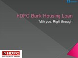 HDFC Bank Housing Loan