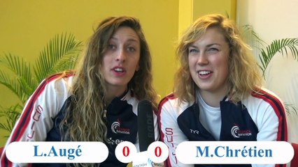 FFN - Quiz natation - Laura Augé VS Margaux Chrétien