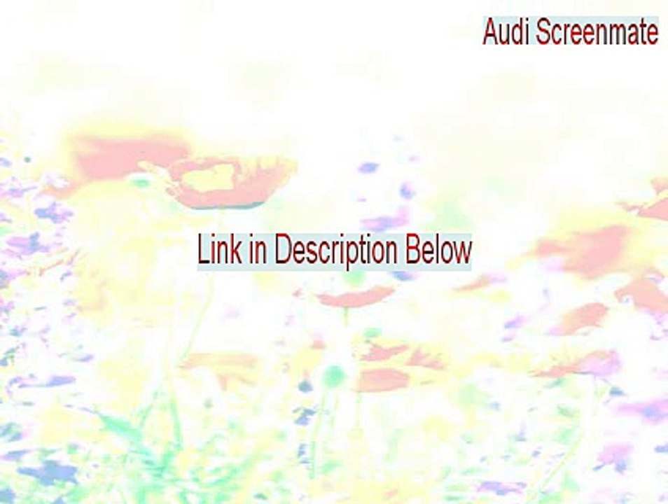 Audi Screenmate Full (Legit Download)