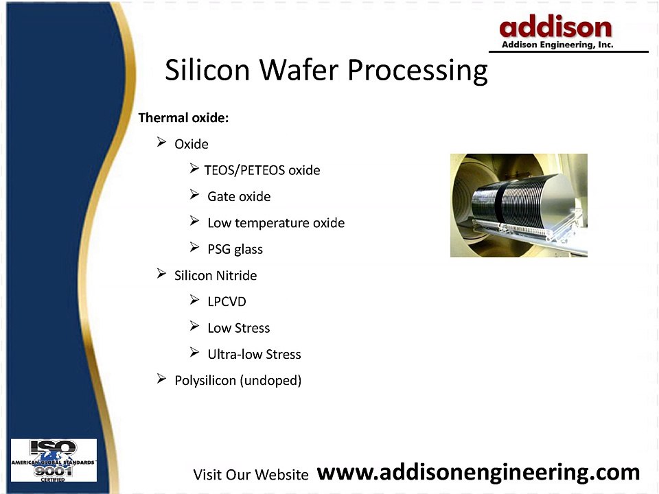 Addistionengineering_-_Silicon_Wafer_Processing