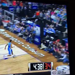 North Carolina Player Crashes Into Duke’s Athletic Director Diving For A Loose Ball
