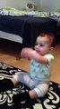 Cute   Amazing Balance Dance by Baby On Waka Waka