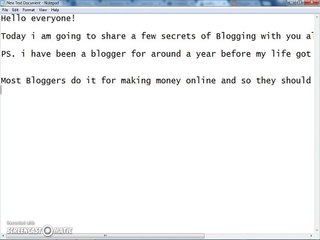 How to earn money through Blogging part 1
