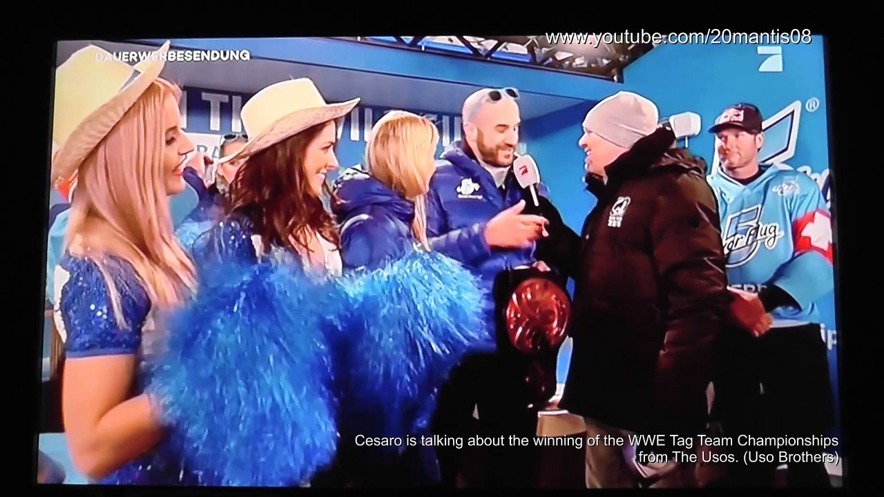 WWE Superstar Cesaro @ TV Total WOK WM 2015 Qualifying - Murat Bosporus - Joey Kelly of the Kelly Family