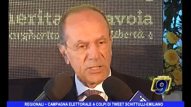 REGIONALI | Campagna elettorale a colpi di tweet Schittulli-Emiliano