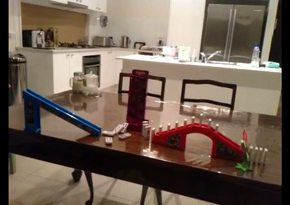 Dominos on the table