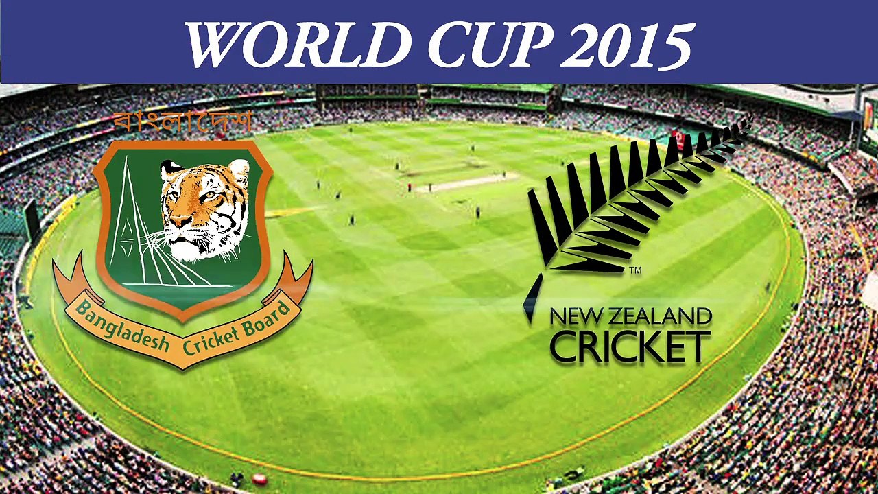 2015 WC BNG vs NZ Guptills match winning innings vs Bangladesh