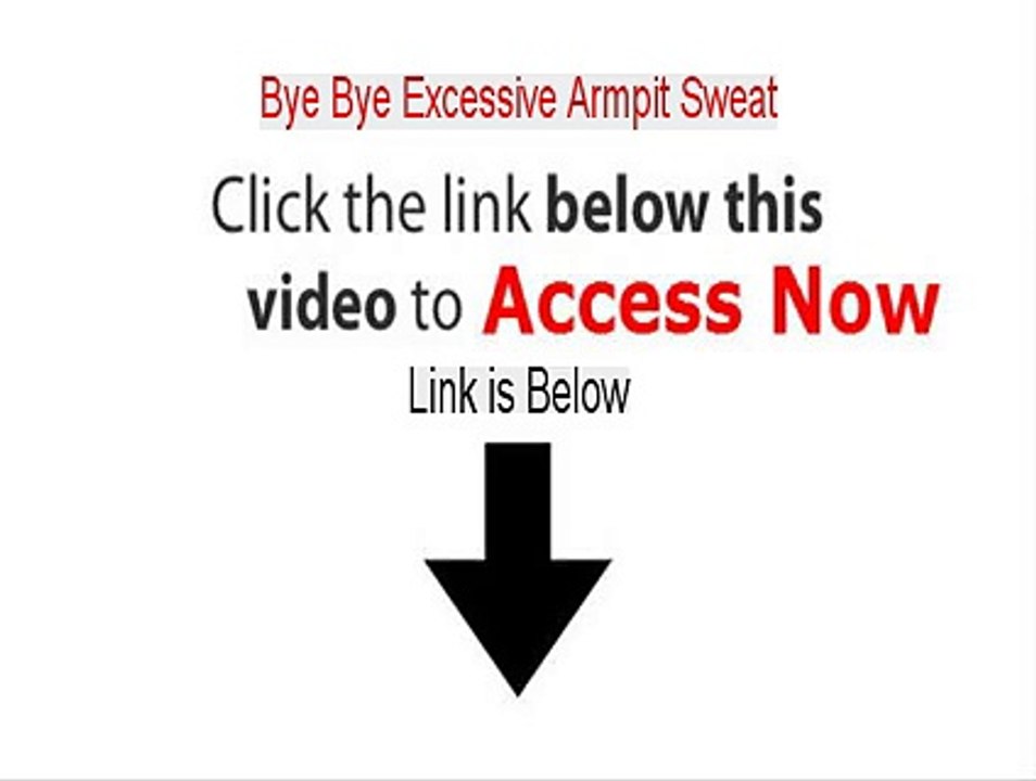 Bye Bye Excessive Armpit Sweat Free PDF (Bye Bye Excessive Armpit Sweatbye bye excessive armpit sweat review)