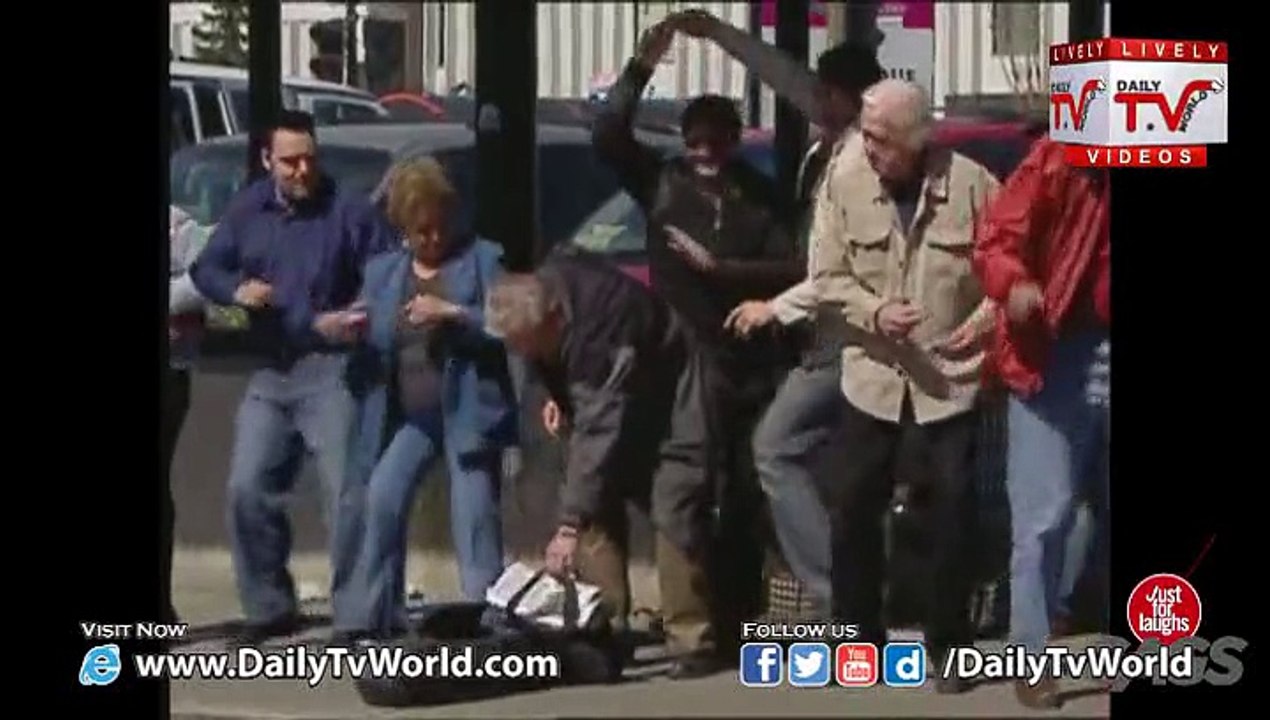 Have Dance on Music at Public Bus Stop - Just for Laughs GAGS