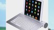 Wireless Tablet Keyboard with Bluetooth Keyboard and Speakers for 7-10 inch Tablets Works with