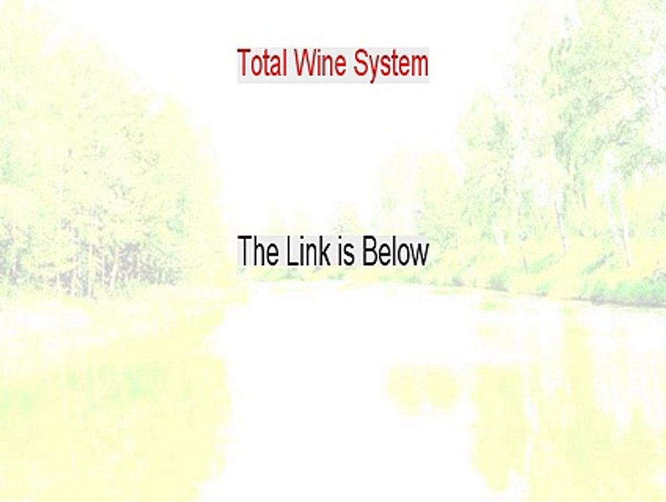 Total Wine System PDF (Get It Now)