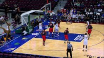 l'incroyable panier à trois points de Deshon Taylor