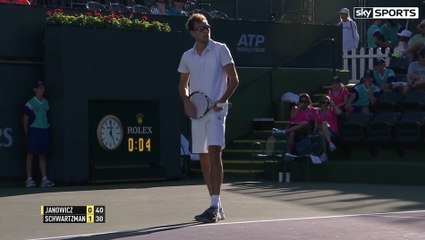 Tennis: le Air Guitar de Jerzy Janowicz