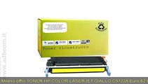 MILANO,    TONER HP COLOR LASERJET,GIALLO,C9722A EURO 62