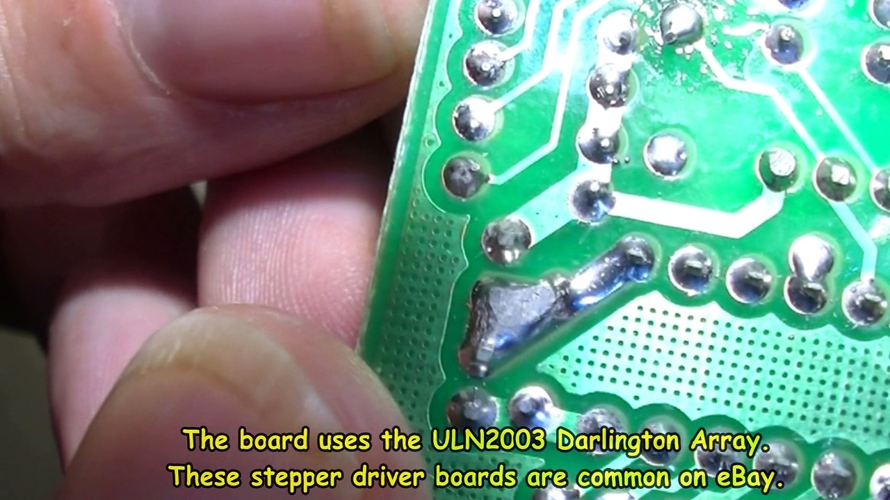 Fix LED's on eBay 28BYJ 48 Stepper controller motor