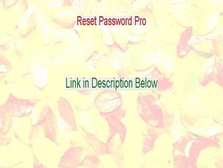 Reset Password Pro Free Download - Download Here [2015]
