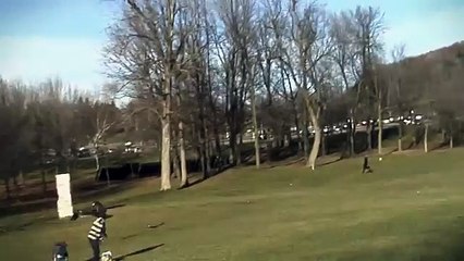 Un aigle enlève un enfant dans un parc