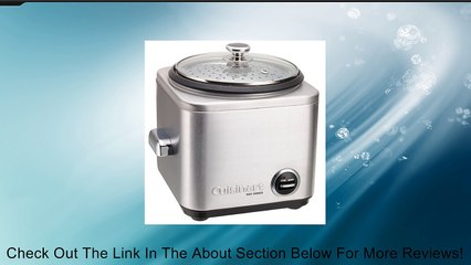 Cuisinart CRC Rice Cooker Review