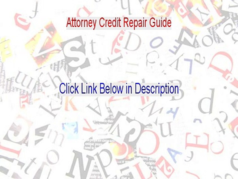 Attorney Credit Repair Guide Free PDF (Attorney Credit Repair Guideattorney credit repair guide 2015)
