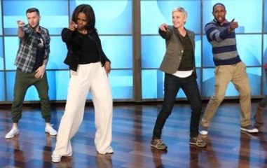 Michelle Obama Obeziteyle Mücadele İçin Dans Etti