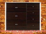 Lang Furniture Bayfield 7-Drawer Dresser with Roller Glides 16 by 48 by 40-Inch Espresso Maple