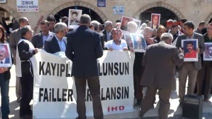 Şanlıurfa'da Kayıp Yakınlarından Eylem