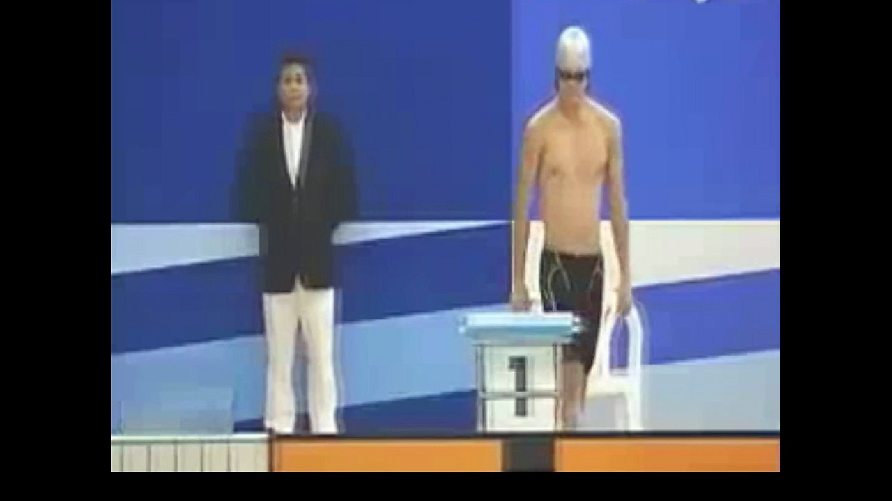 Funny Way To Win A Swim Race