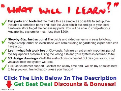 Easy Diy Aquaponics System Discount + Bouns
