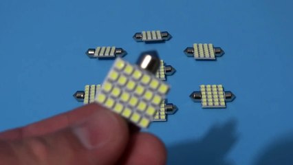 Lâmpada Torpedo 36 Milímetros com 24 LEDS