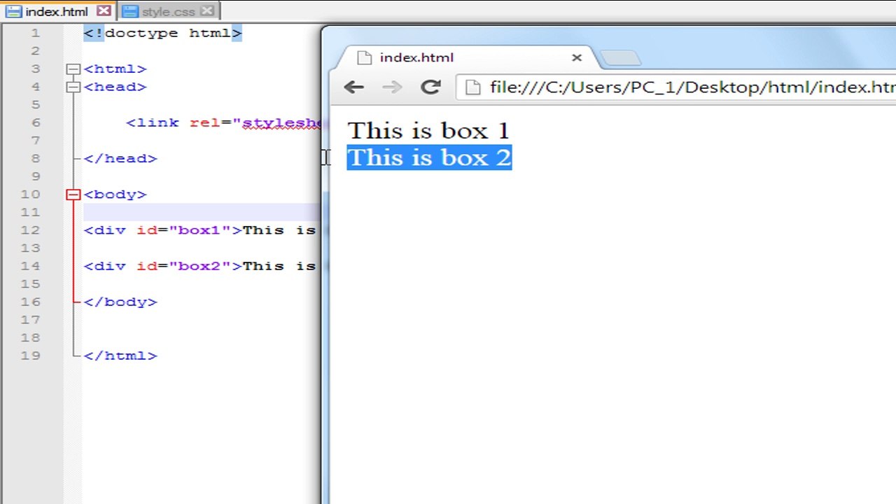 HTML CSS Absolute Position Part 37