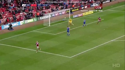 Patrick Bamford 4:1 | Middlesbrough - Ipswich Town 14.03.2015 HD