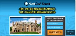 Auto Cash Secret Review - Auto Cash Secret Bonus