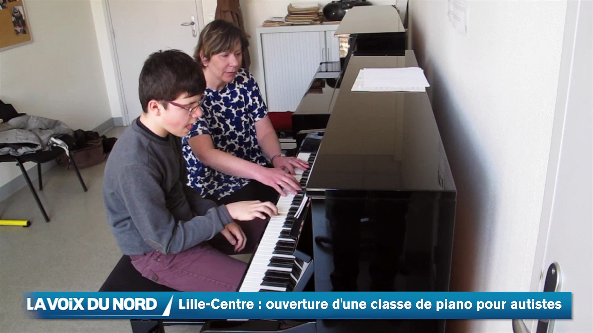 Cours de piano pour autistes à Lille-Centre - Vidéo Dailymotion