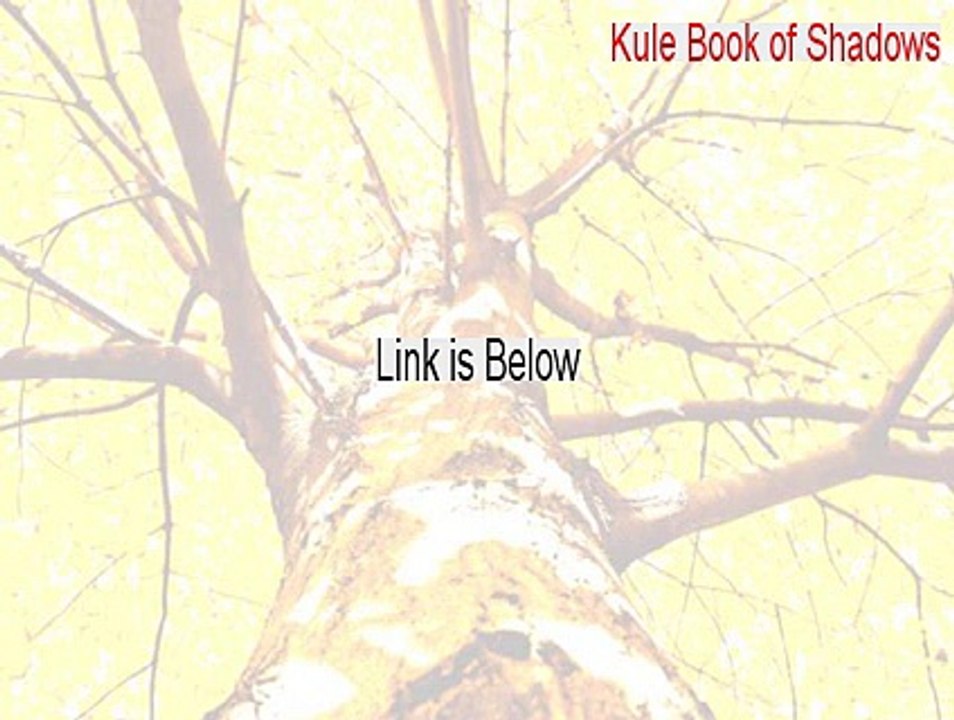 Kule Book of Shadows Cracked [kule book of shadows 1.5]