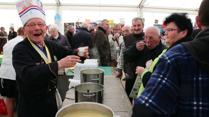 Foire agricole de Saint-Pol : Michel Théret et son gratin de moules aux endives