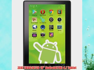 ZEKI TBDG1073B 10 Android(TM) 4.1 Tablet