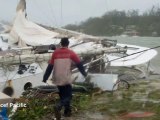 Vanuatu cyclone devastation