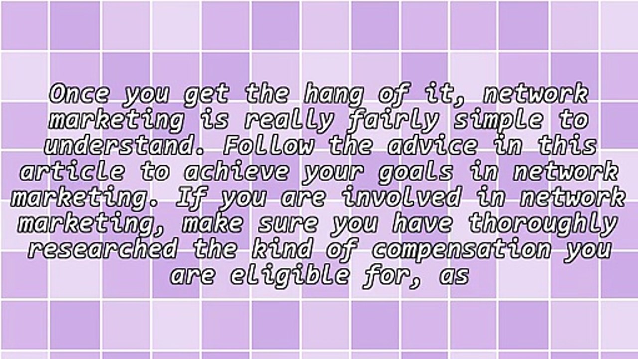 Network Marketing Explained