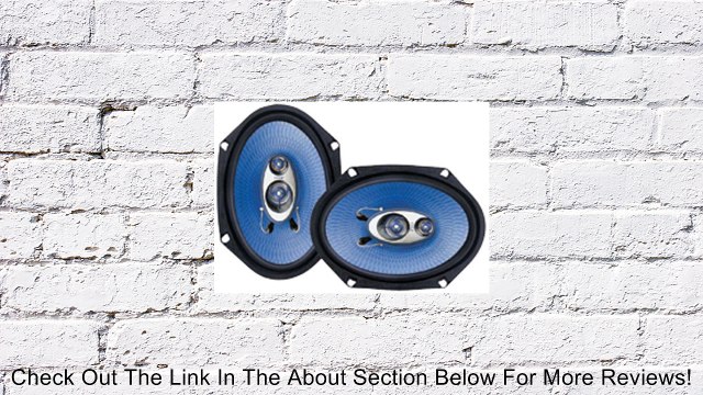 Pyle PL683BL 6 x 8-Inch 360-Watt 3-Way Speakers Review