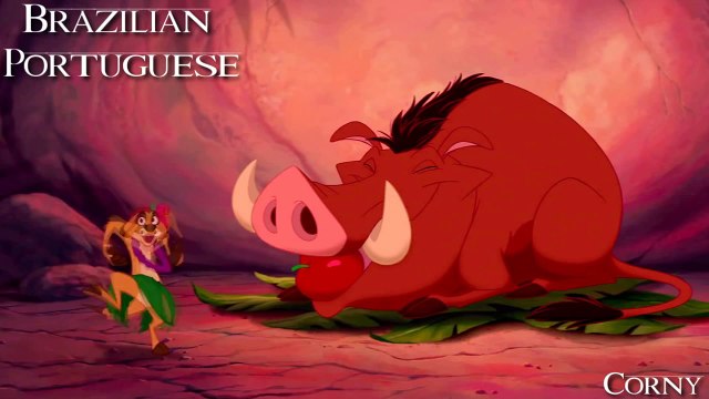 The Lion King - The Hula Song (One Line Multilanguage) Re-Up