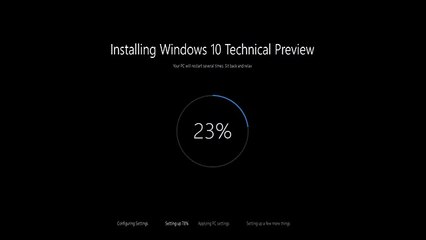 Windows 10 Installation Interface Leak