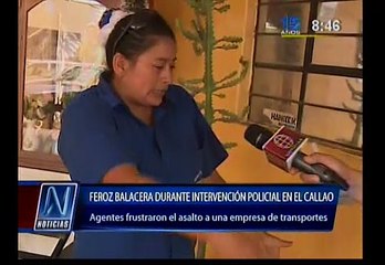 Callao: así fue la balacera para frustrar intento de asalto