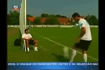 Cristiano Ronaldo et Luis Figo font une Démonstration de leurs talents !